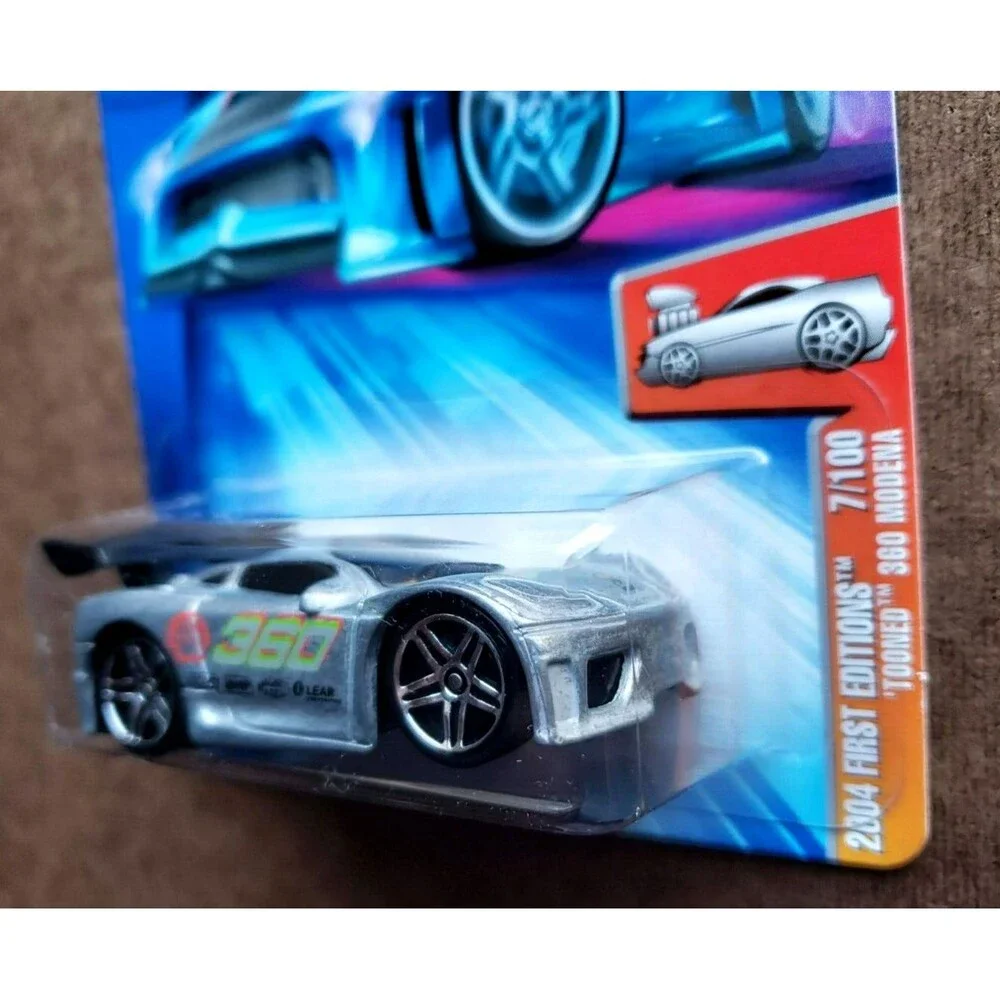 Hot Wheels FERRARI 360 MODENA TOONED ZAMAC #007/100 2004 First Editions 1:64 PR5